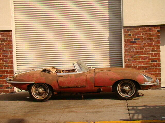 1964 Red Jaguar E-Type Convertible
