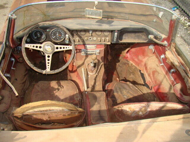 1964 Red Jaguar E-Type Convertible