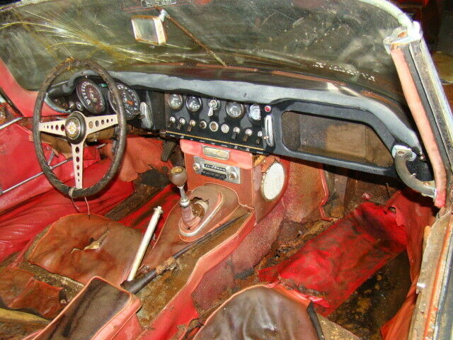 1964 Red Jaguar E-Type Convertible