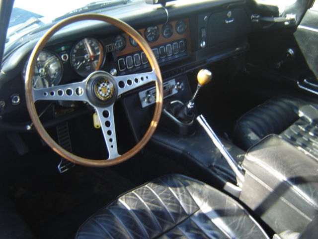 1969 Blue Jaguar E-Type Coupe 2+2