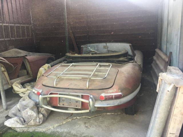 1964 Red Jaguar E-Type Convertible