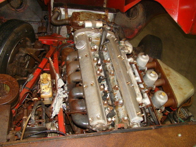 1964 Red Jaguar E-Type Convertible