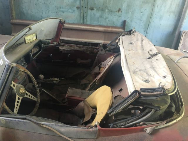 1964 Red Jaguar E-Type Convertible