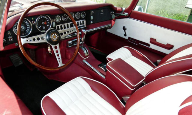 1970 Red Jaguar E-Type Coupe