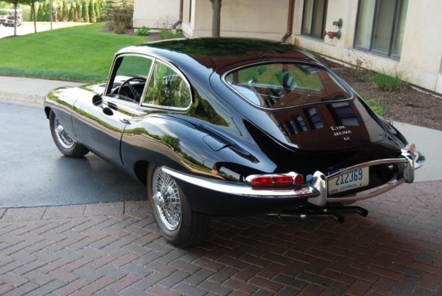 1968 Black Jaguar E-Type Coupe