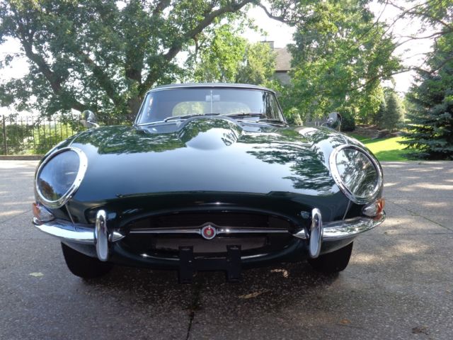 1967 Green Jaguar E-Type Convertible