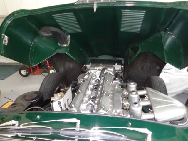 1967 Green Jaguar E-Type Convertible