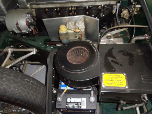 1967 Green Jaguar E-Type Convertible