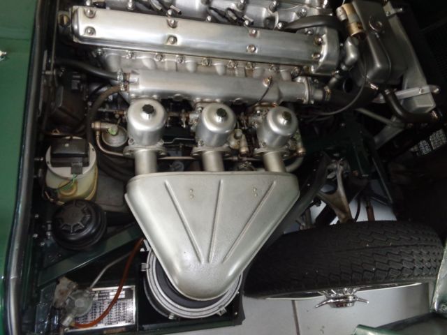 1967 Green Jaguar E-Type Convertible