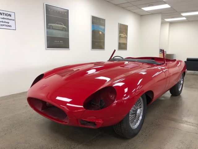 1969 Red Jaguar E-Type Convertible