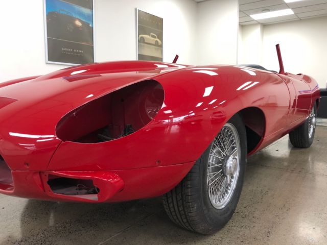 1969 Red Jaguar E-Type Convertible