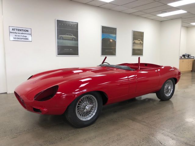 1969 Red Jaguar E-Type Convertible