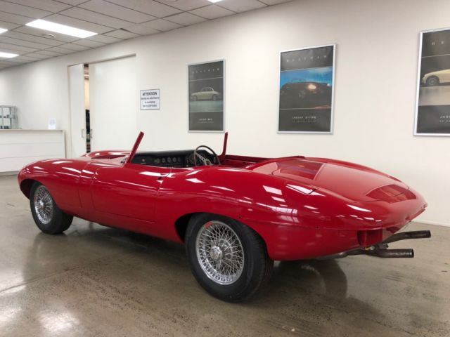 1969 Red Jaguar E-Type Convertible