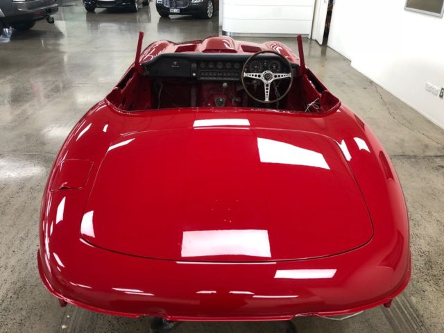 1969 Red Jaguar E-Type Convertible