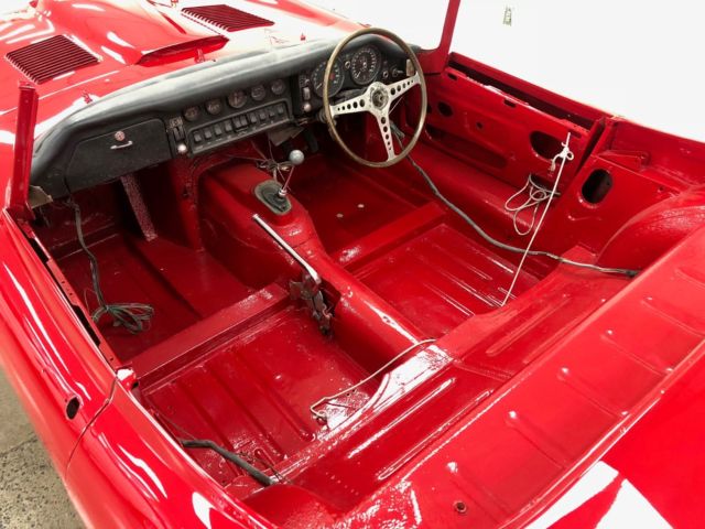 1969 Red Jaguar E-Type Convertible