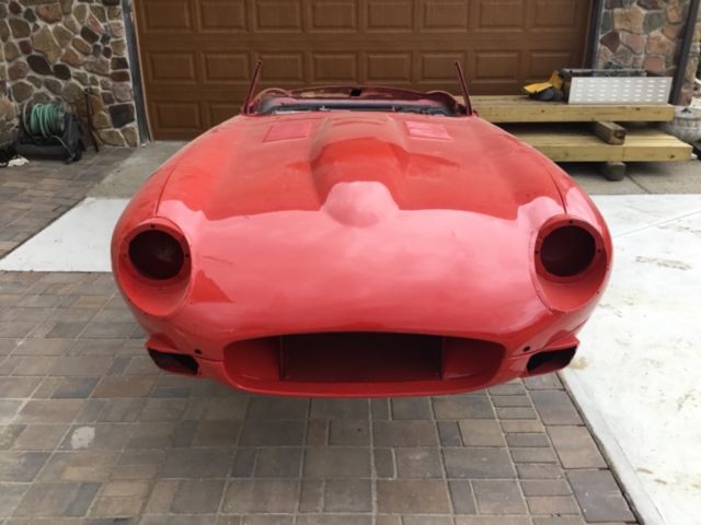 1969 Red Jaguar E-Type Convertible