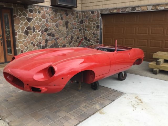 1969 Red Jaguar E-Type Convertible