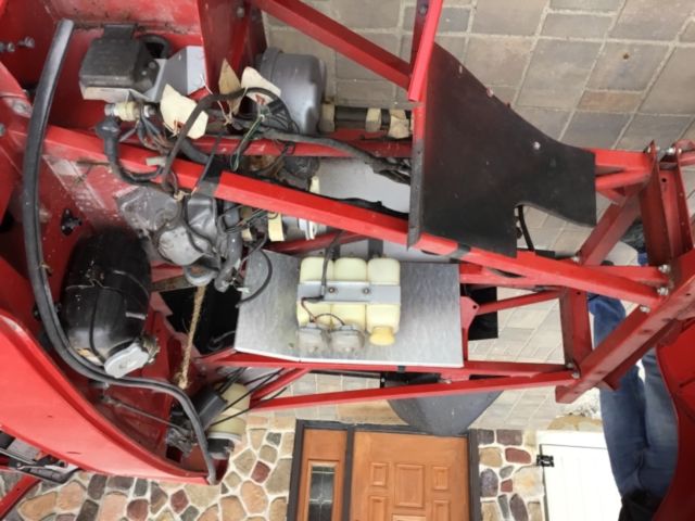 1969 Red Jaguar E-Type Convertible