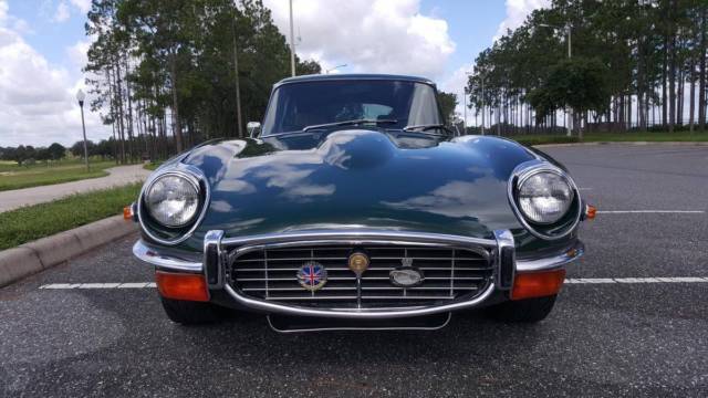1972 british racing green Jaguar E-Type
