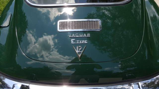 1972 british racing green Jaguar E-Type