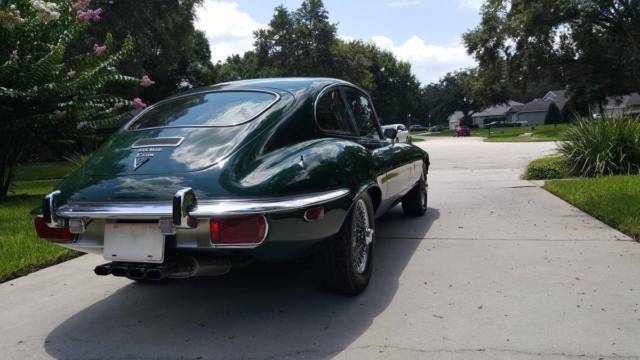 1972 british racing green Jaguar E-Type