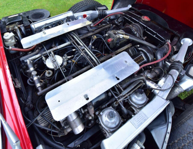 1972 Red Jaguar E-Type Convertible