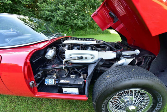1972 Red Jaguar E-Type Convertible
