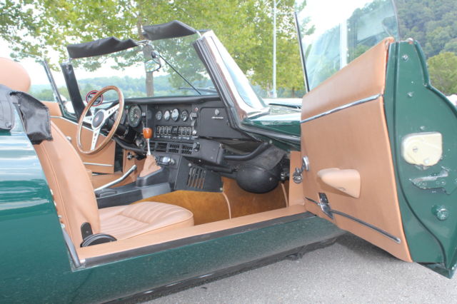 1973 British Racing Green Jaguar E-Type Convertible