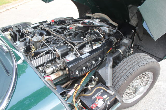1973 British Racing Green Jaguar E-Type Convertible