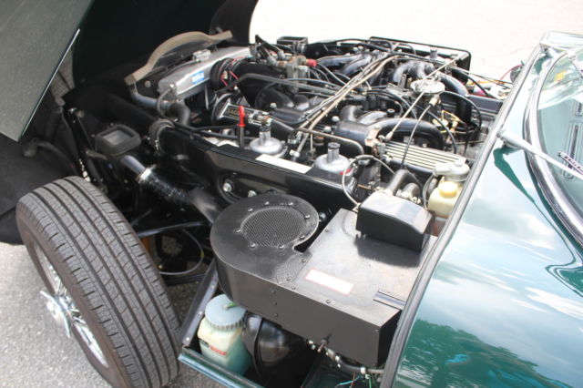 1973 British Racing Green Jaguar E-Type Convertible