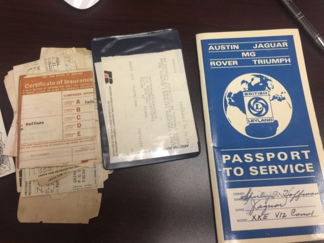 1972 Burgundy Jaguar E-Type Convertible