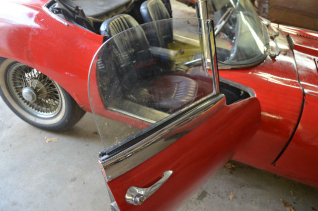 1969 Red Jaguar E-Type Convertible