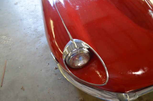 1969 Red Jaguar E-Type Convertible