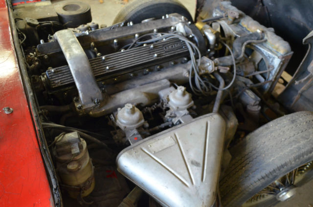 1969 Red Jaguar E-Type Convertible
