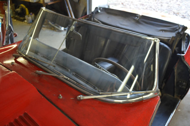 1969 Red Jaguar E-Type Convertible