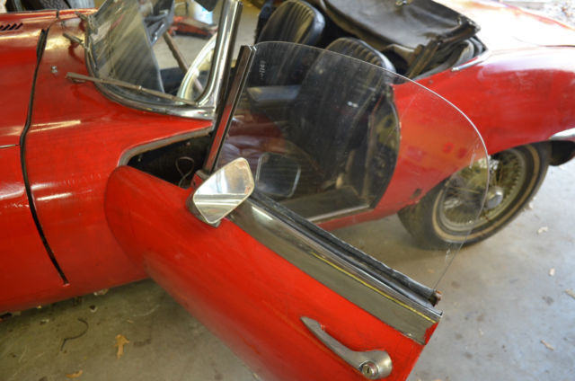 1969 Red Jaguar E-Type Convertible