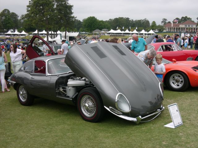 1967 Opalescent Gunmetal Grey Jaguar E-Type Coupe