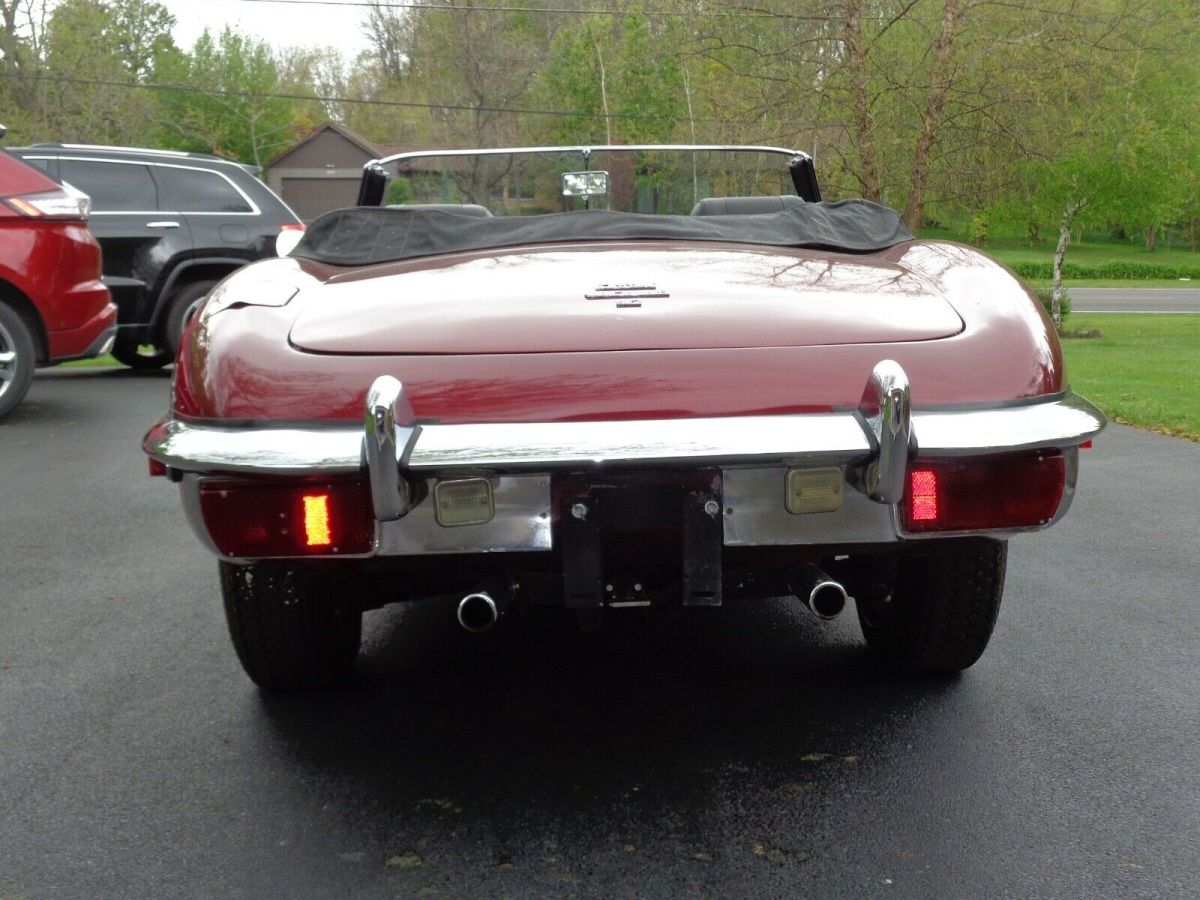 1970 Red Jaguar E-Type Convertible