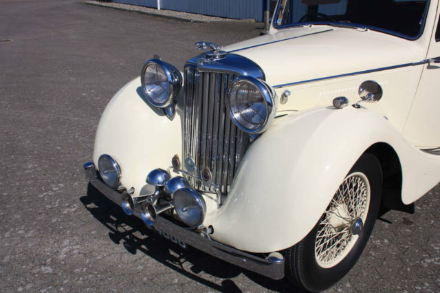 1946 White Jaguar Other 4 Door Sport Saloon