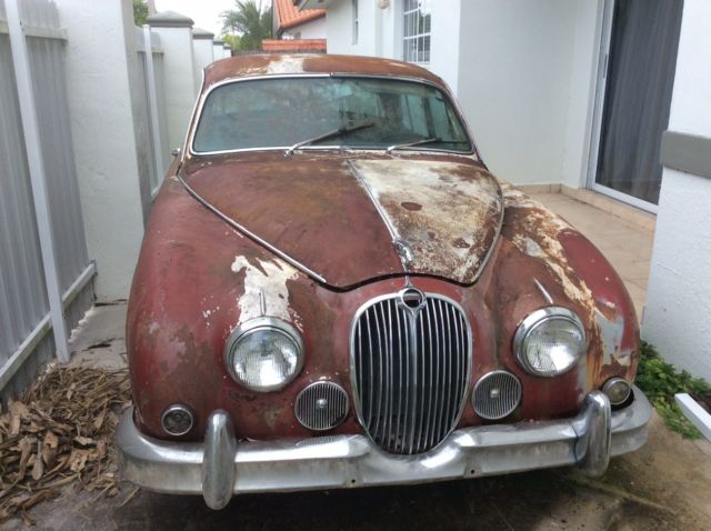 1959 Red Jaguar MK2 Sedan