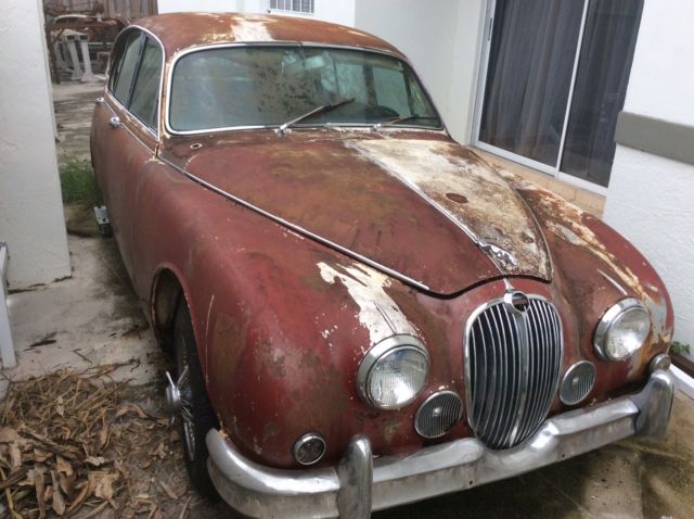 1959 Red Jaguar MK2 Sedan