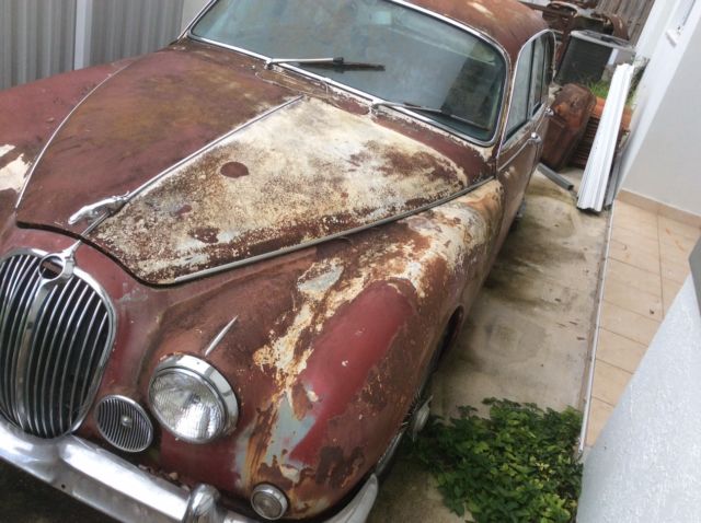 1959 Red Jaguar MK2 Sedan