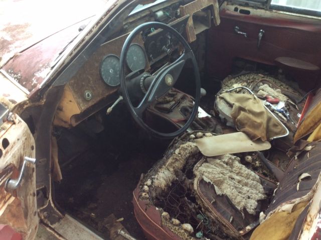 1959 Red Jaguar MK2 Sedan