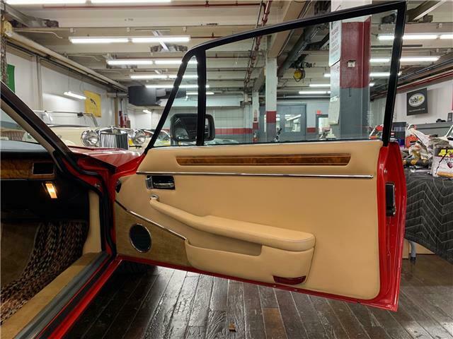 1986 Red Jaguar XJ 2dr Car