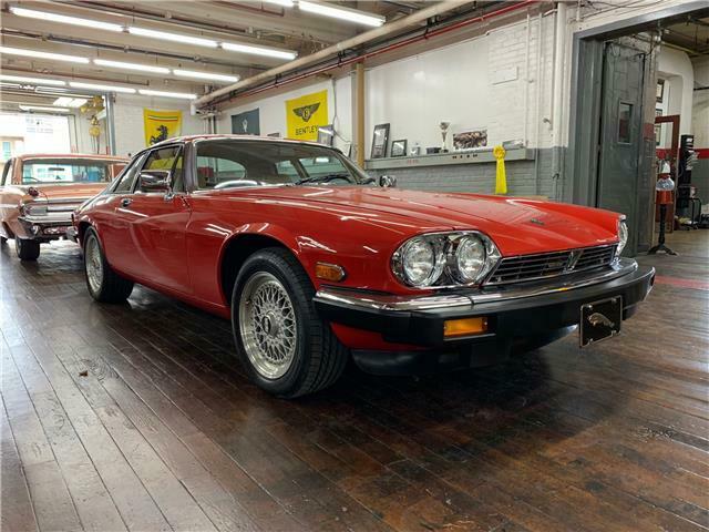 1986 Red Jaguar XJ 2dr Car