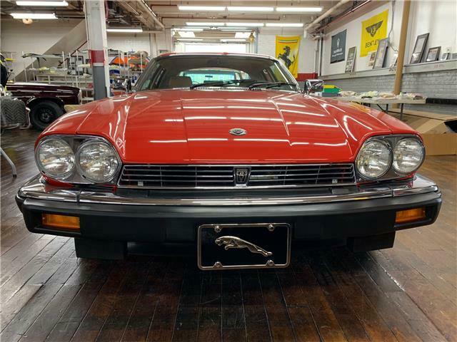 1986 Red Jaguar XJ 2dr Car