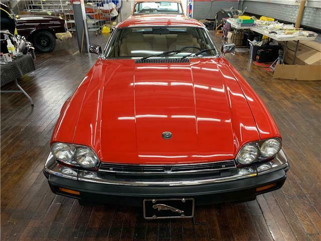 1986 Red Jaguar XJ 2dr Car