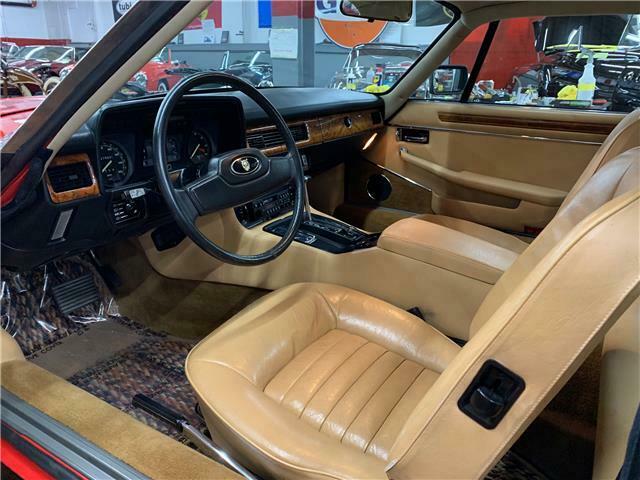 1986 Red Jaguar XJ 2dr Car