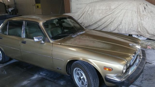 1984 Gold Jaguar S-Type 4 Door