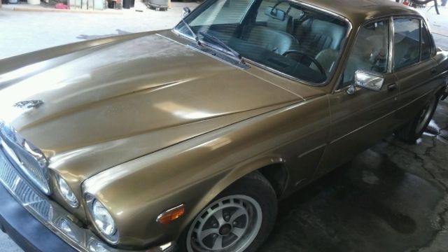 1984 Gold Jaguar S-Type 4 Door